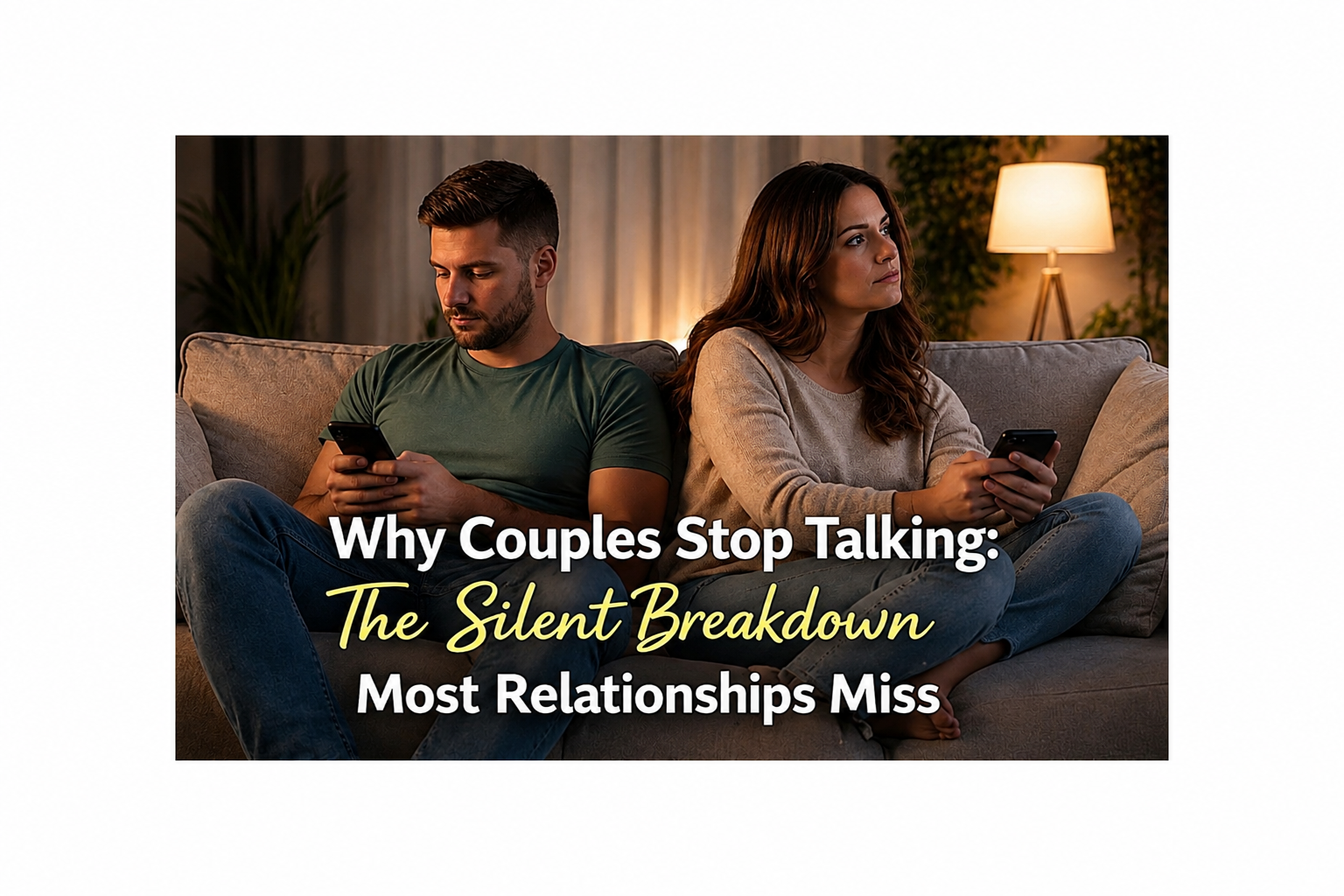 Why Couples Stop Talking?